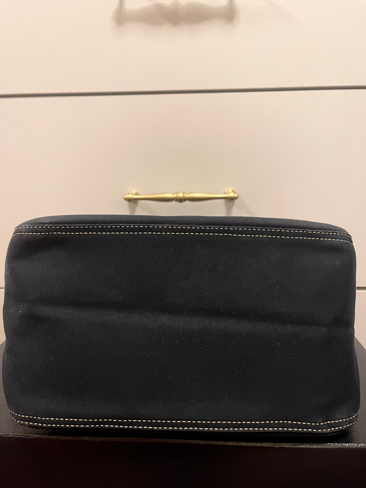 Fendi Vintage Mamma Baguette Shoulder Bag In Denim With Marble FF Buckle